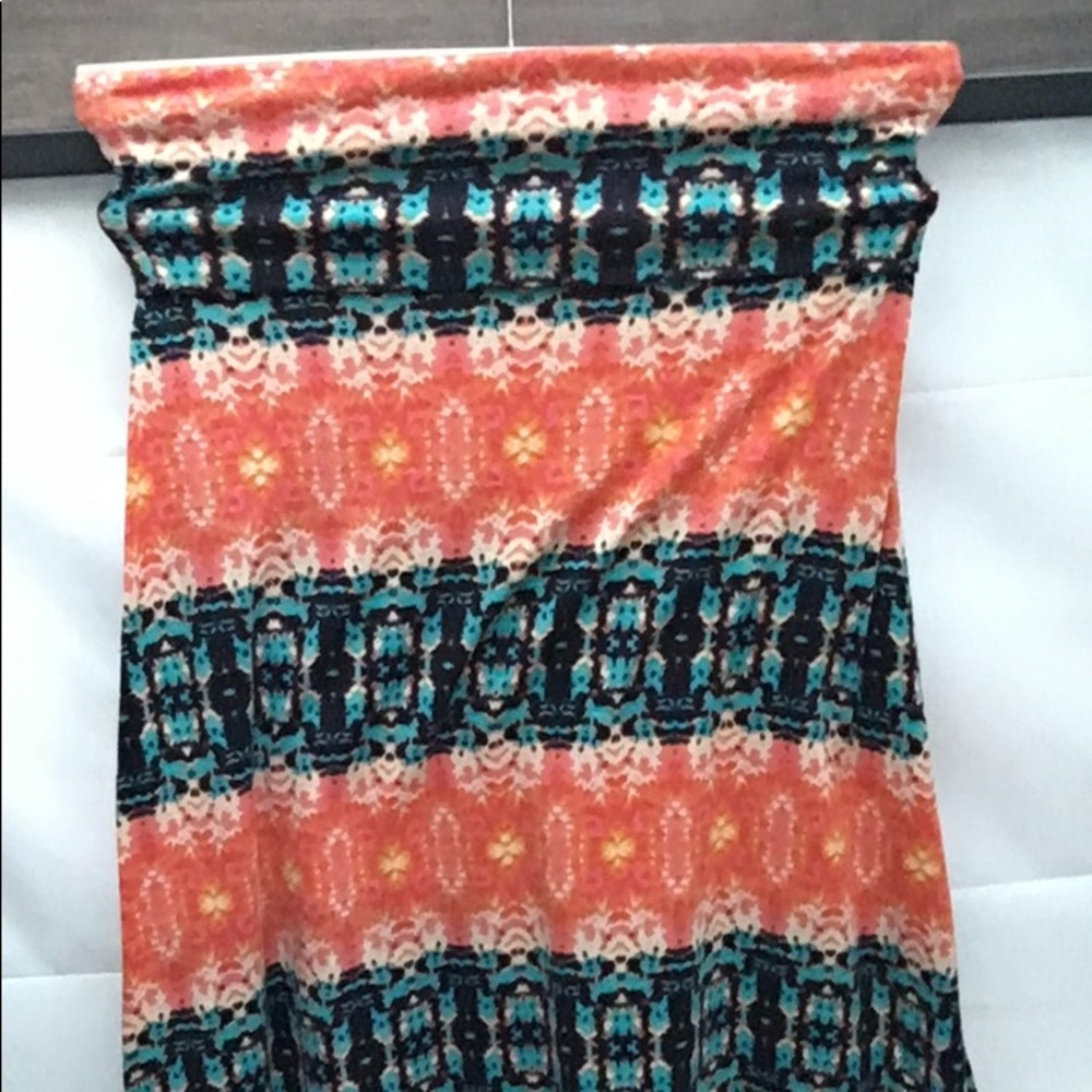 Lily Rose Women’s Bohemian Print Maxi Skirt XS - Picture 3 of 5